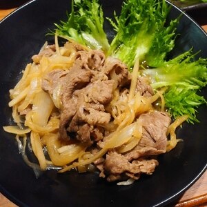 圧力鍋でお肉柔らか牛丼